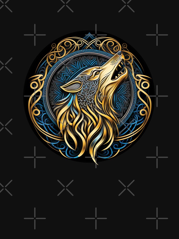 Wolf Knot Art Celtic by nicestr