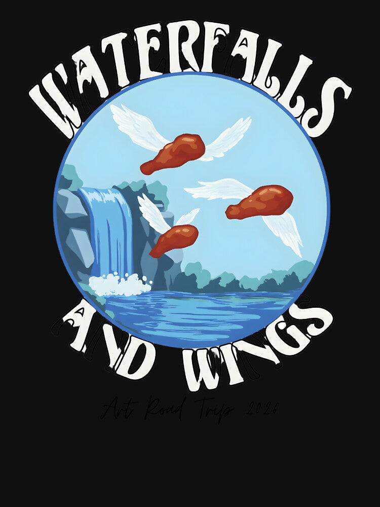 Waterfalls And Wings Art by PatelCarol
