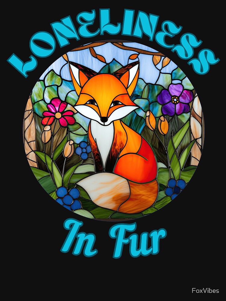 Loneliness in Fur. fox face by FoxVibes