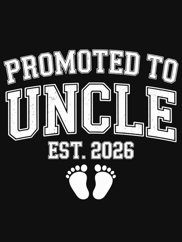 Promoted to Uncle est. 2026 Baby Announcement for Uncle by AmandasHastie