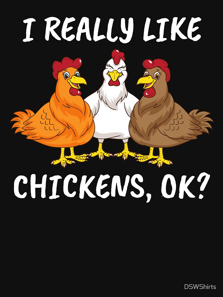 Really Like Chicken Kids Farmer Gift Men Chicken by DSWShirts