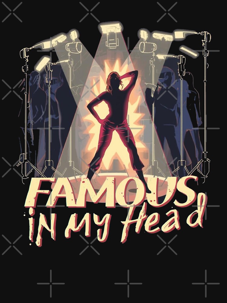 Famous In My Head - Main Character Energy Retro Art | Spotlight Diva by ConfuseLab Alt