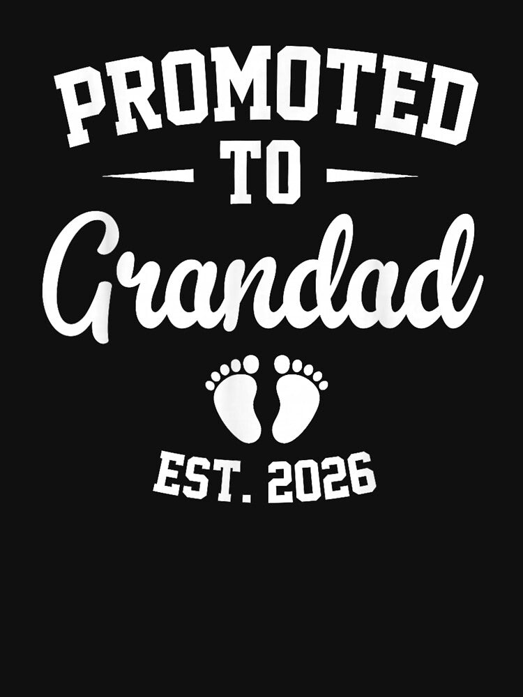 Promoted To Grandad Est 2026 Retro Soon To Be Grandad 2026 by Goleon12