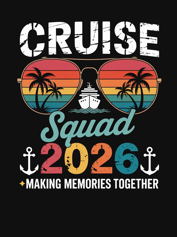 Cruise Squad 2026 Family Group Matching Summer Vacation by JonGogue