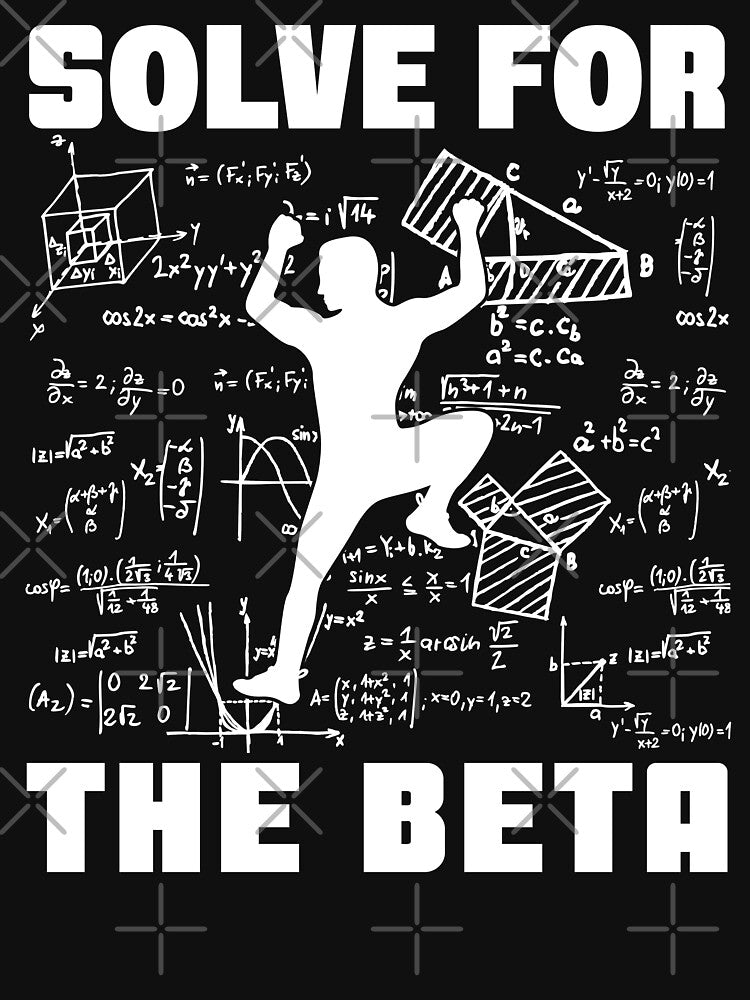 Solve The Beta Funny Rock Climbing Bouldering Problem Pun by MintedFresh