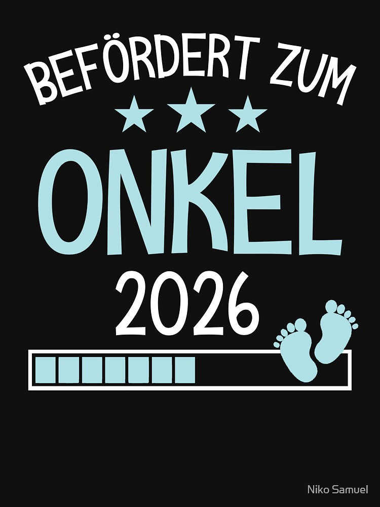 Befördert Onkel 2026 Geschenk für neuer Onkel by Niko Samuel