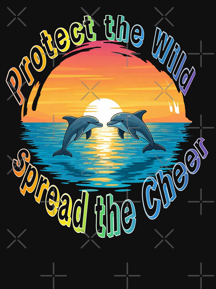 Dolphin Sunset: A Message of Hope and Joy by Diwakar-Designs