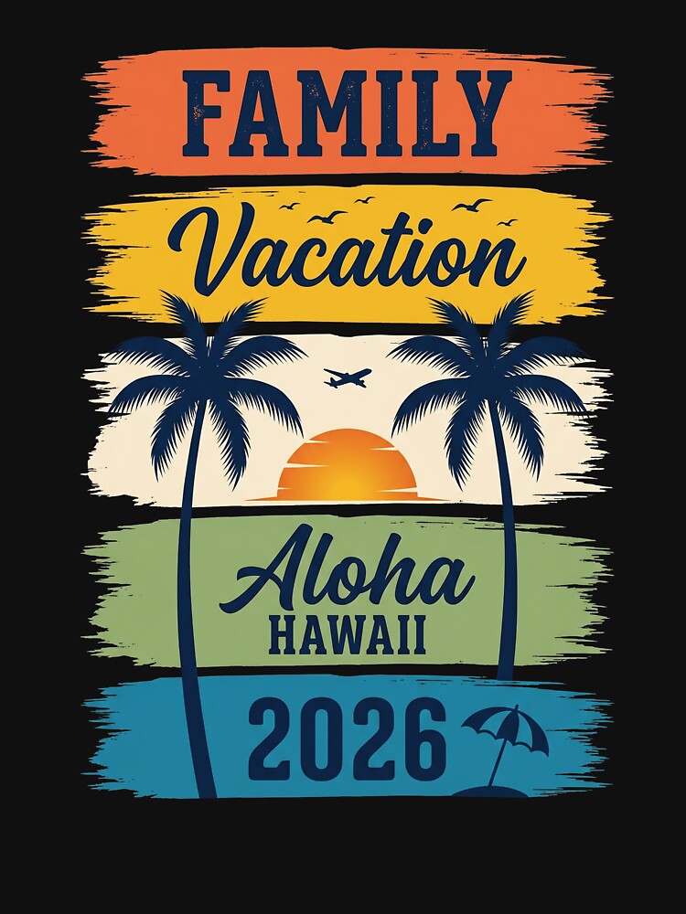 Family Vacation Aloha Hawaii 2026 Family Travel Hawaii Trip by SofenArt