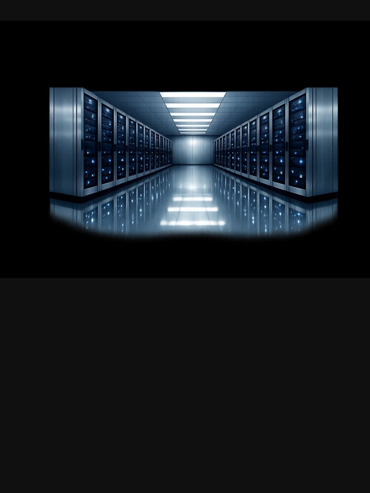 Empty Server Room 3:17 AM — Cyber Liminal Space by Timeless Junction
