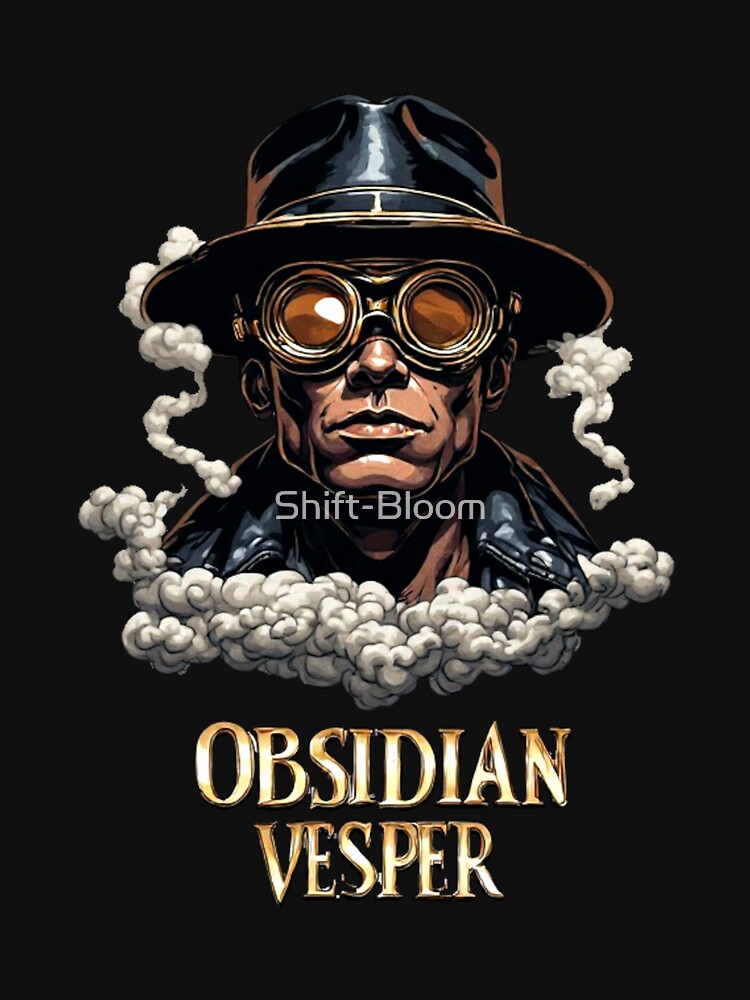 Obsidian Vesper No Cigar - Premium Enamel Rebel Art_01 by Shift-Bloom