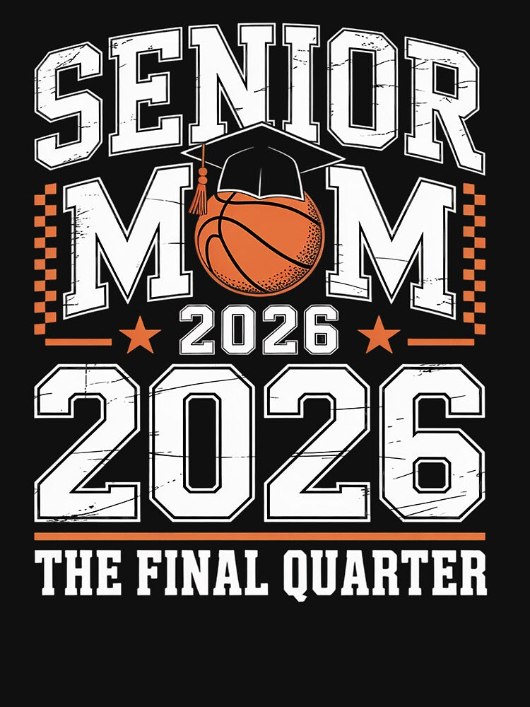 Senior Mom 2026 Basketball Graduation Quarter Men Women by BlassmausArt