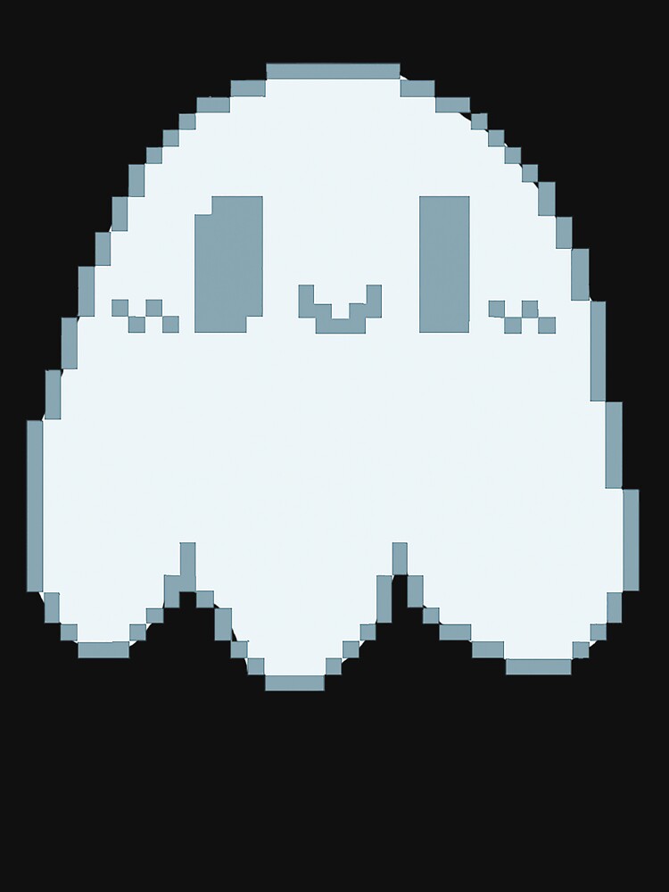 Pixel Ghost with Smile by PixelMarrero