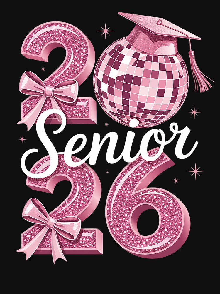 Senior 2026 Coquette Bow Graduation by RayhendersonArt