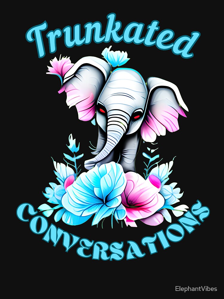 Trunkated Conversations. elephant portrait by ElephantVibes