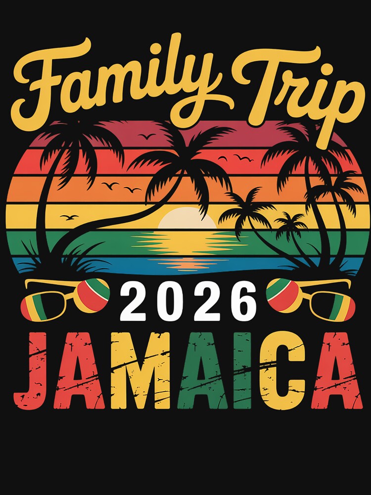 Family Trip Jamaica 2026 Summer Vacation Beach by MaryoKing