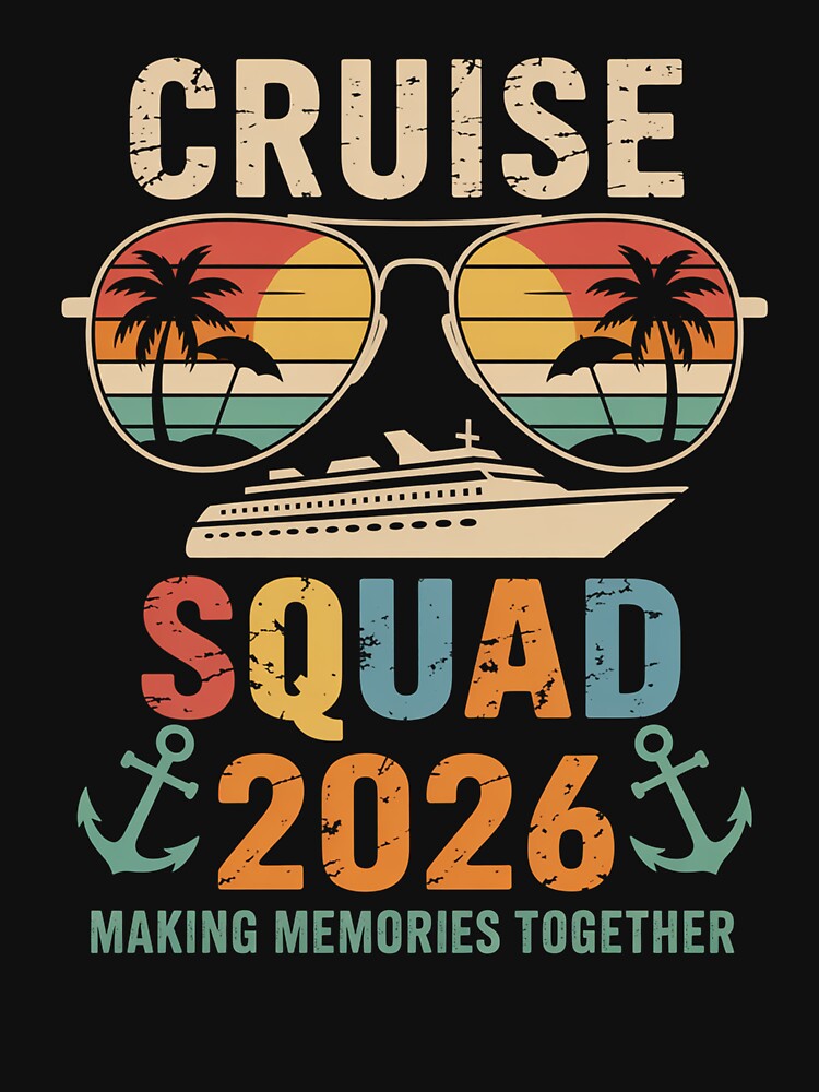 Cruise Squad 2026 Family Vacation Matching Group Summer by Elenasriveras