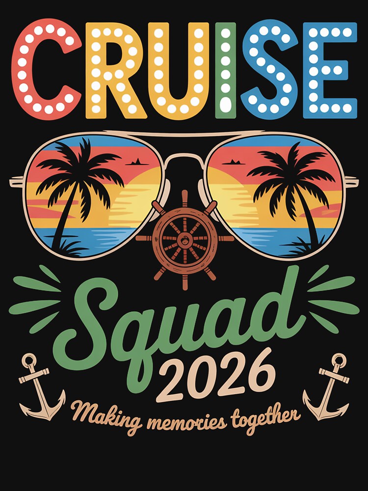Cruise Squad 2026 Summer Vacation Matching Family by MaryoKing
