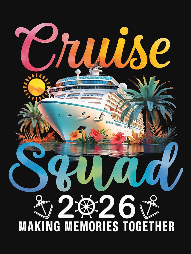 Cruise Squad 2026 Family Vacation Matching Group Summer by GreggRoss