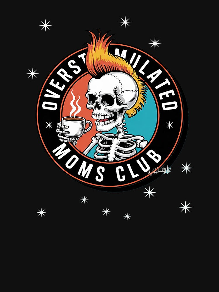 Womens Overstimulated Moms Club Neurodivergent Mental Health by SyntaxClaw