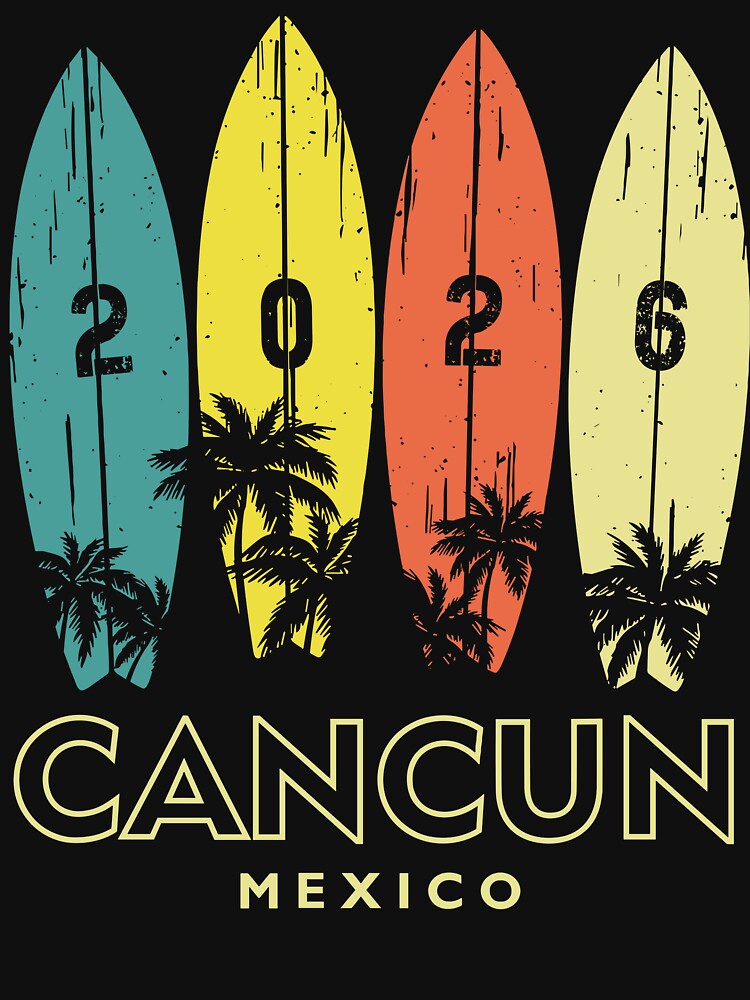 Cancun Cruise Mexico 2026 Tropical Beach Surfboard Surfing Trip by jakaun