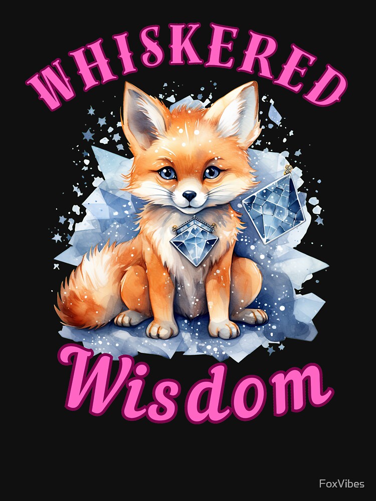 Whiskered Wisdom. cool fox by FoxVibes