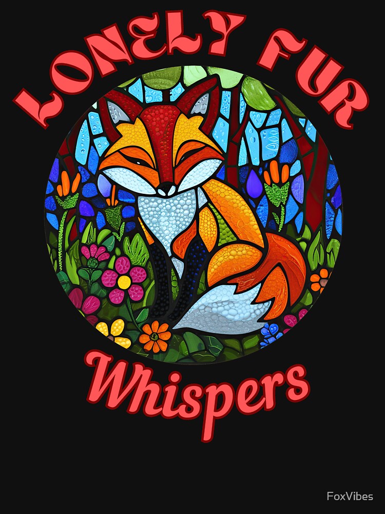 Lonely Fur Whispers. retro fox by FoxVibes