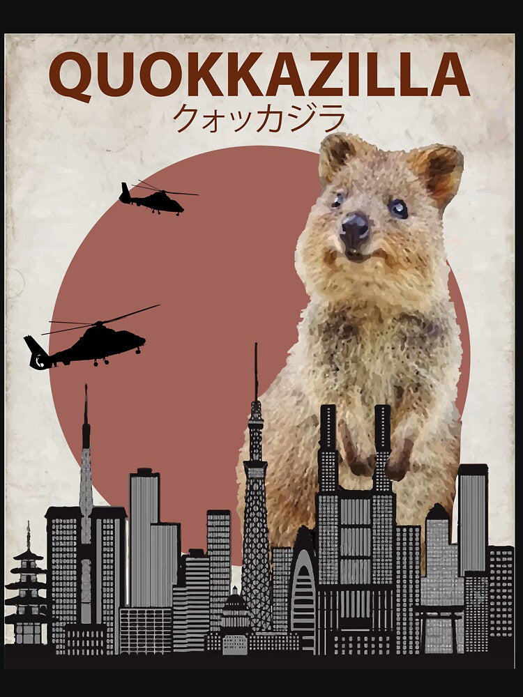 Quokkazilla Quokka Giant Monster Parody by Animalzilla