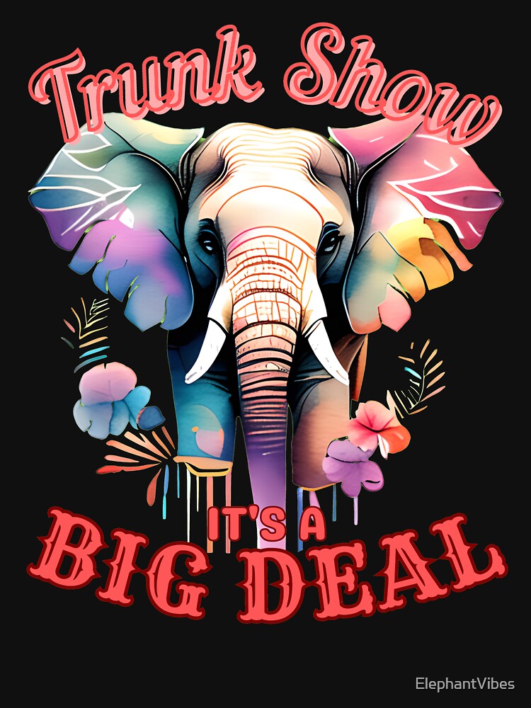Trunk Show: It's a Big Deal. elephant head by ElephantVibes