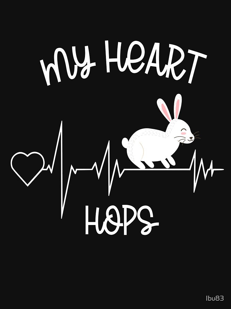 My Heart Hops - Bunny Rabbit Heartbeat by Ibu83