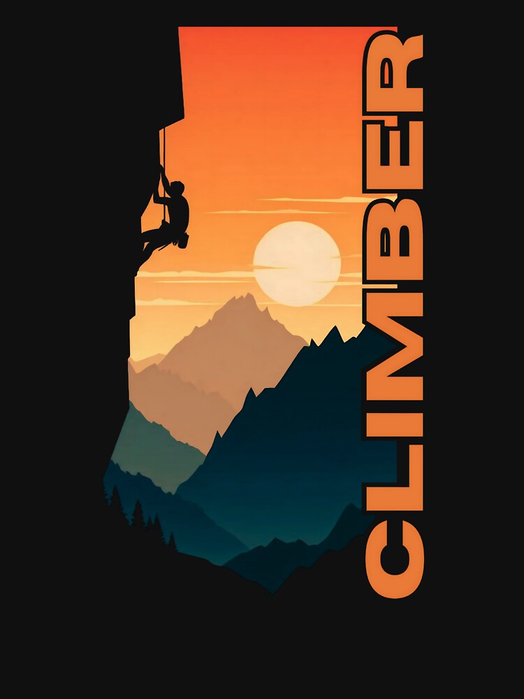 CLIMBER by BRONTOSHIRTS