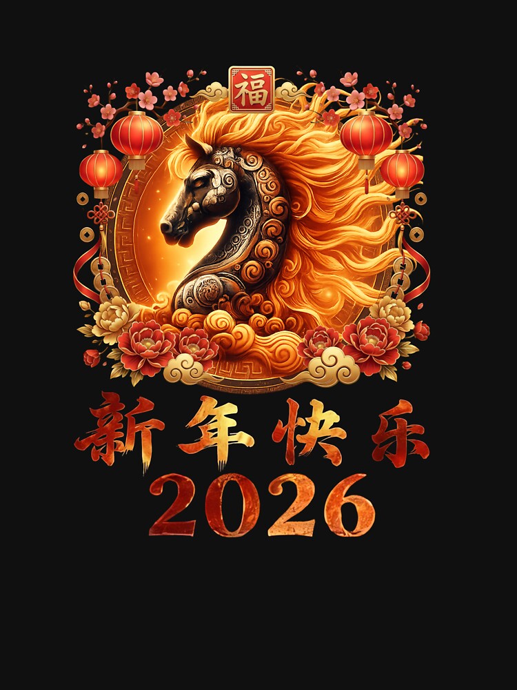 Fiery Year of the Horse 2026 Art by LashondaGreen89