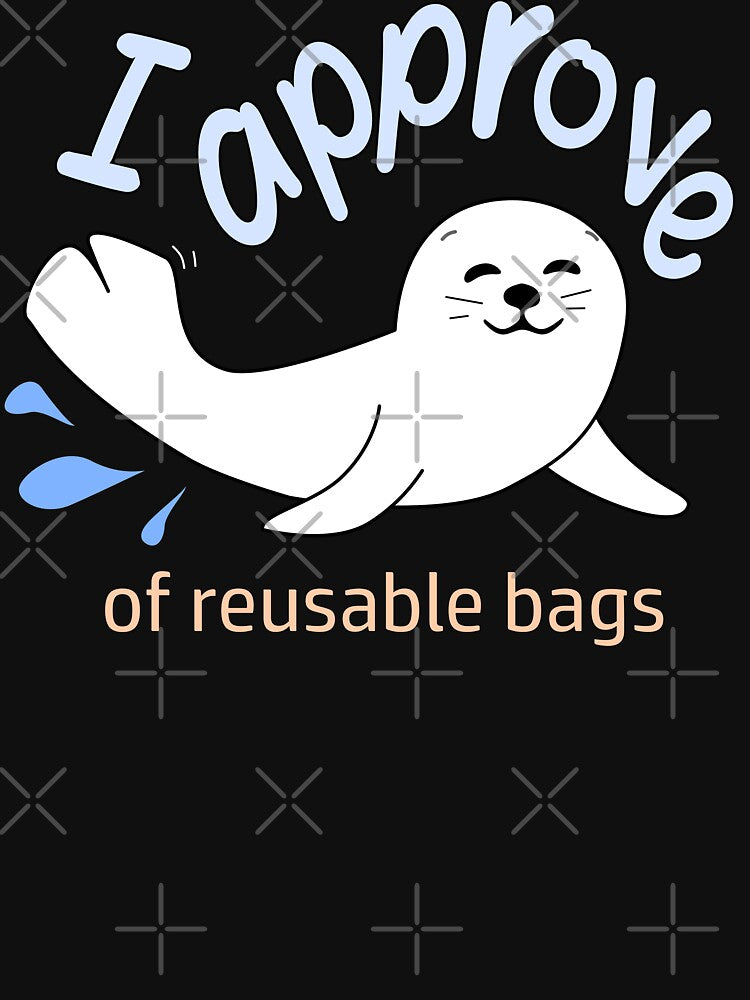 Reusable bags - Seal of Approval by nutmegfairy