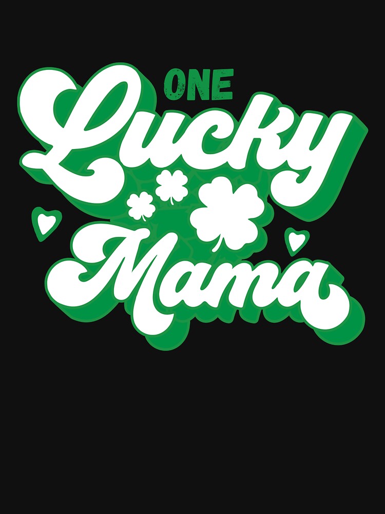 One Lucky mama Retro Vintage Patrick's Day by Belhbib Art ⭐⭐⭐⭐⭐