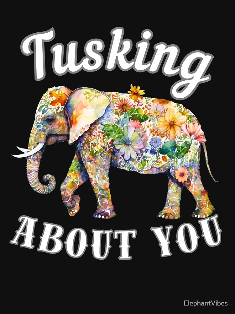 Tusking About You. surreal elephant by ElephantVibes