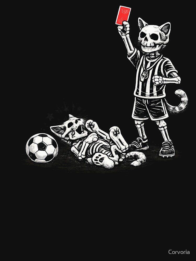 Soccer Cat Referee Gift by Corvoria