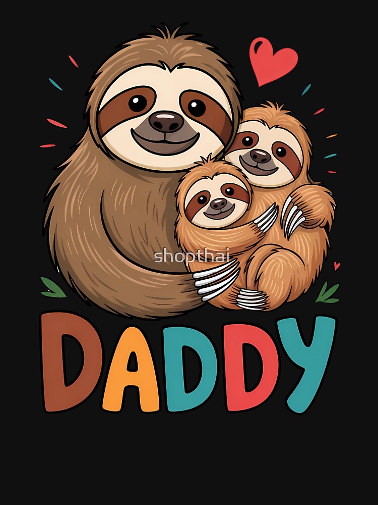 Sloth daddy by shopthai