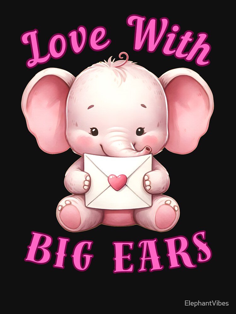 Love With Big Ears. elephant head by ElephantVibes
