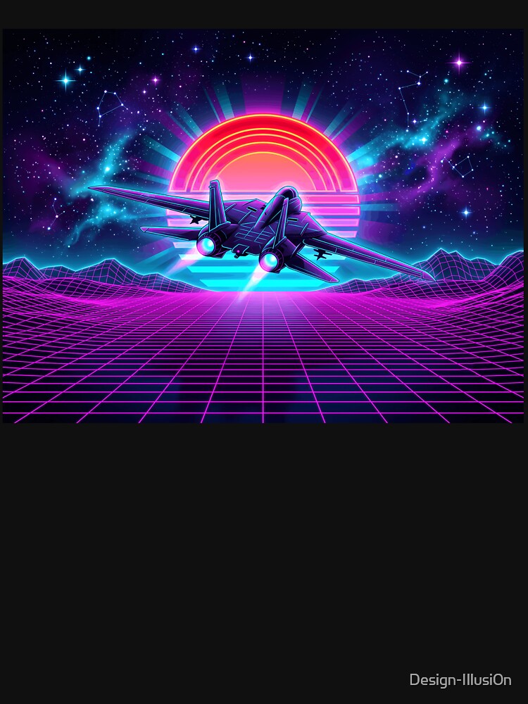 Synthwave Fighter Jet by Design-Illusi0n