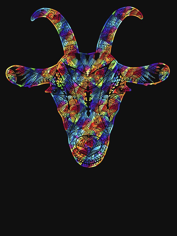 Cool And Awesome Goat Geometric by UnknownArtistt
