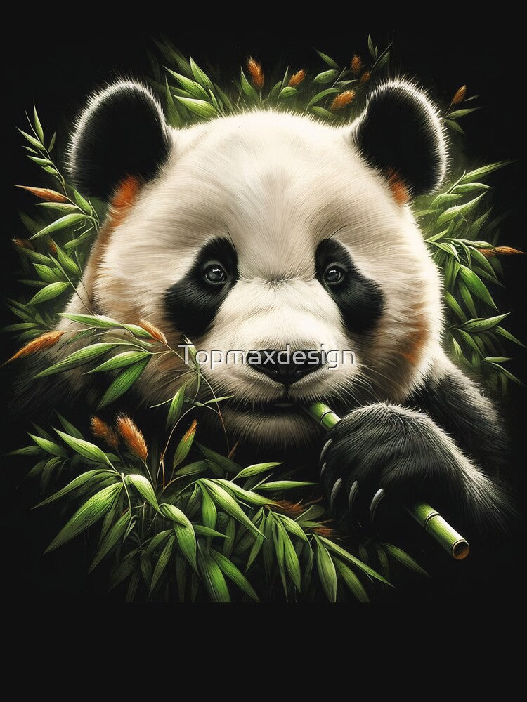 Cute Panda In Natural Habitat by Topmaxdesign