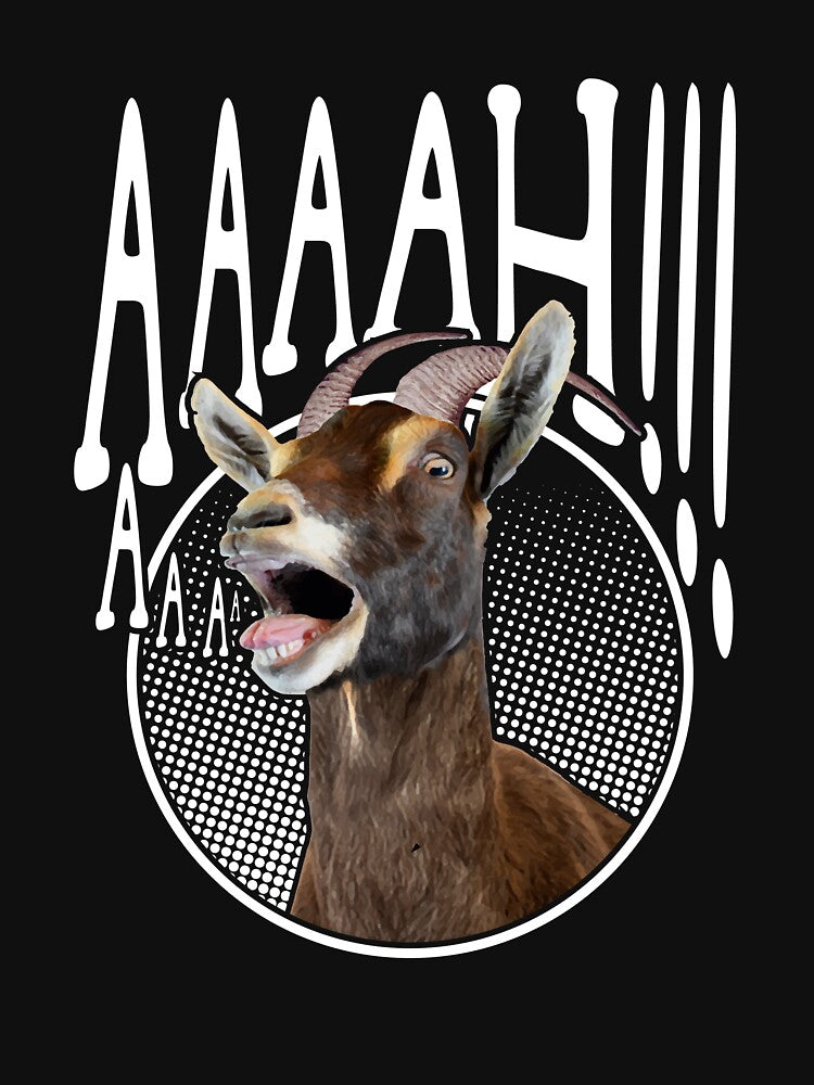 Ahhh Screaming Goat Gift Funny Goat Lover Screaming Goat Gear by DynamicDesign