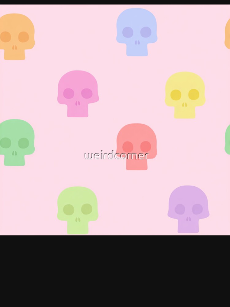 Colorful skulls seamless pattern by weirdcorner