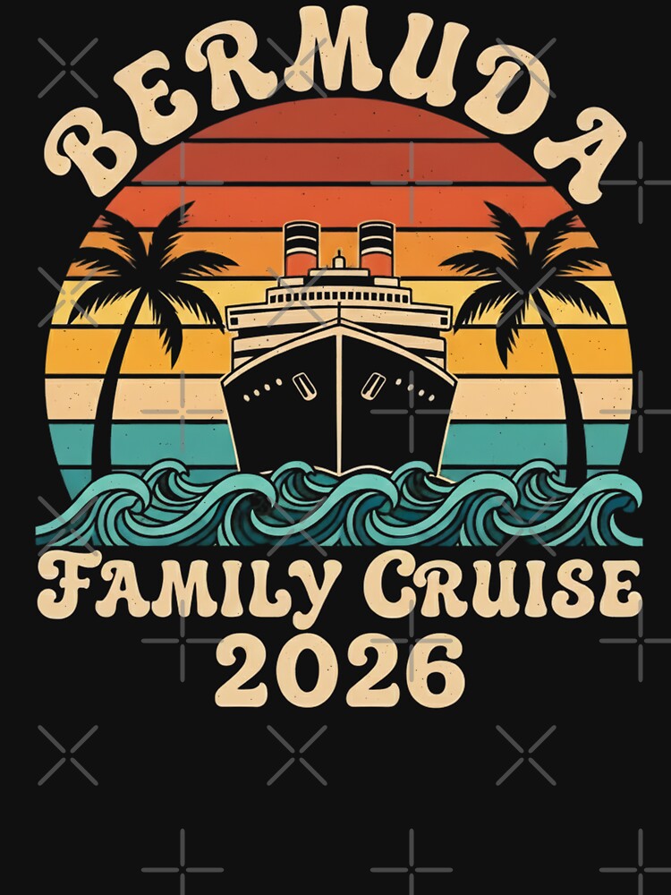 Family Cruise Bermuda 2026 Matching Vacation Trip Group by THREE LITTLE BEANS