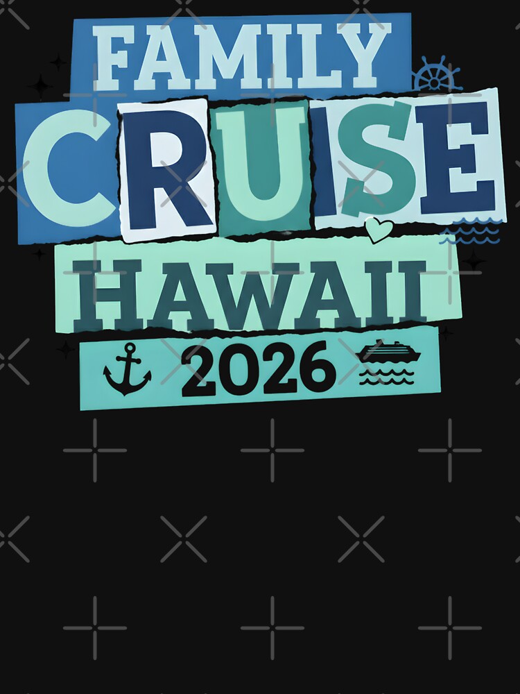 Family Cruise Hawaii 2026 Matching Vacation Trip Group by THREE LITTLE BEANS