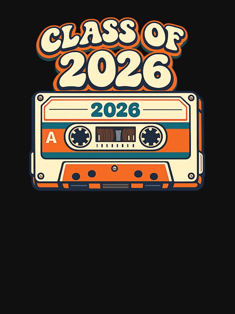 Class of 2026 Retro Cassette Graduation Vibes by PunchDrop
