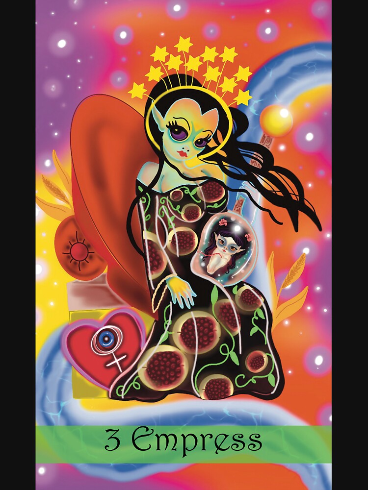 The Empress from Little Girl Lost Tarot by arcanaroseart