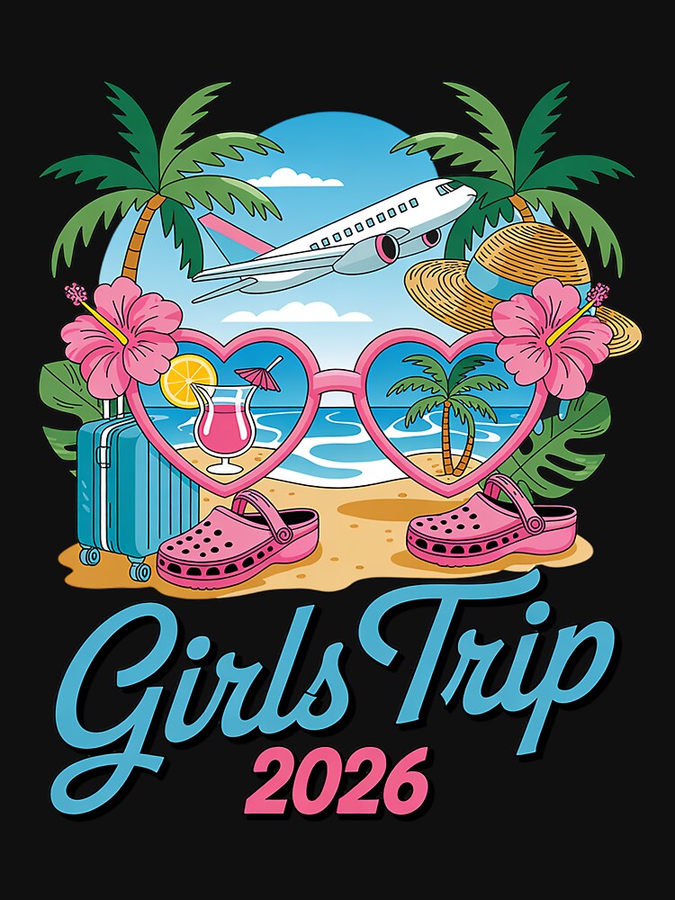 Girls Trip 2026 Matching Vacation, Tropical Beach Getaway, Girls Weekend Gift, Summer Travel Squad by LindseyKris