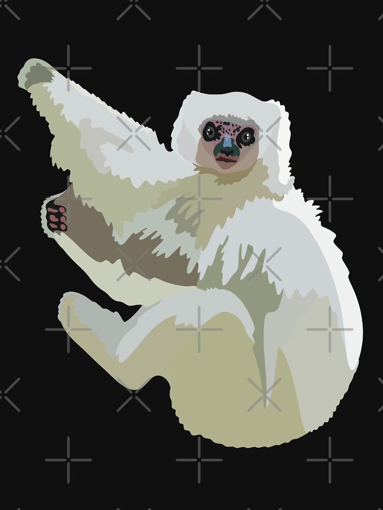 Silky Sifaka by PrettylittlepastelUk