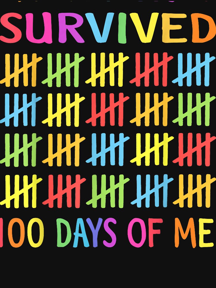 Funny School Boys Girls Kids Gift 100 Days of School by MatherFisher