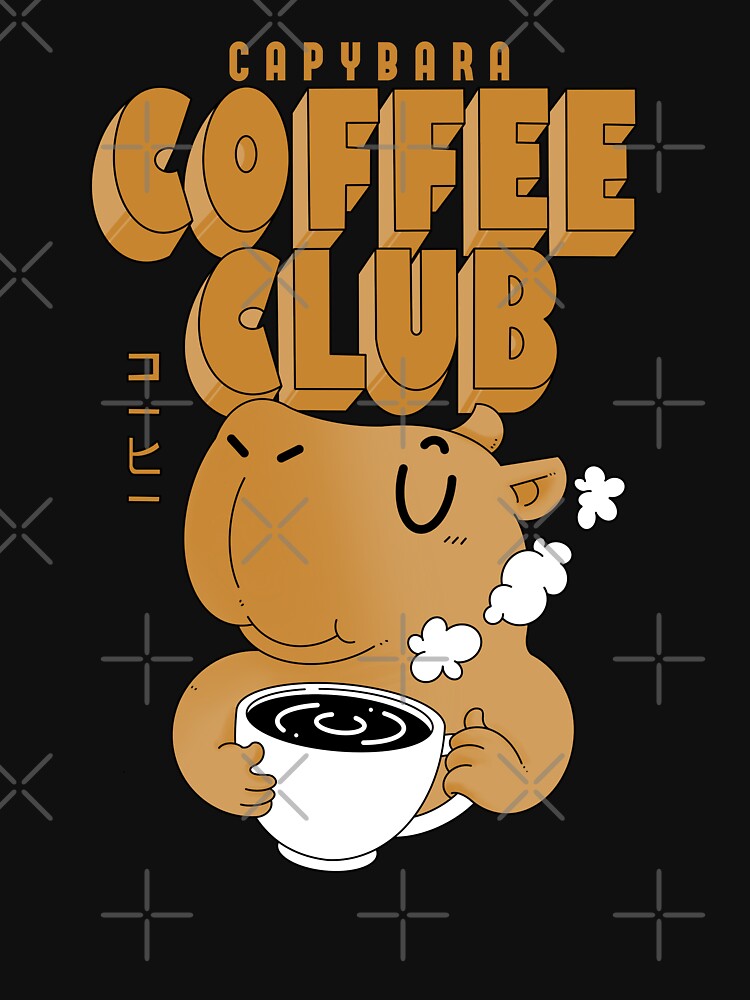Capybara Coffee Club by Artthree